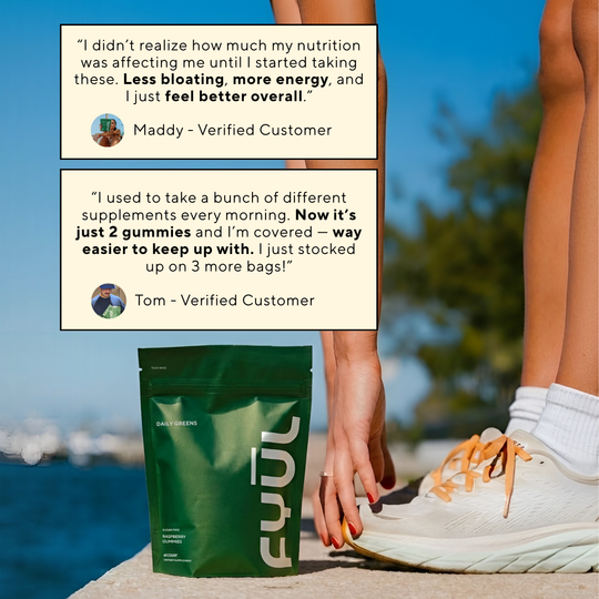 Sugar-Free Daily Greens Gummies - Raspberry Flavor, 30 Day Supply, 60 Count
